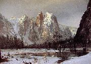 Albert Bierstadt Cathedral Rock, Yosemite Valley oil painting picture wholesale